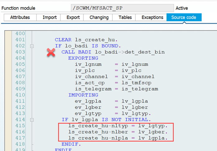 SAP EWM MFS identification point_24
